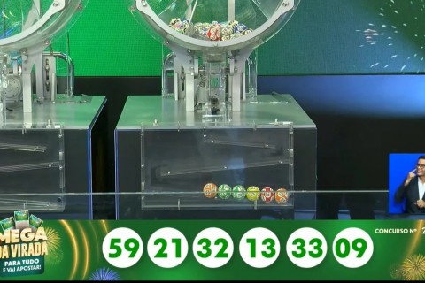 Dezena 13 é sorteada na Mega da Virada pela primeira vez; veja quais números nunca saíram