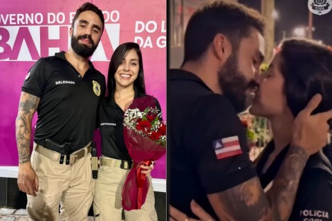 Delegado que pediu investigadora em casamento conheceu noiva no Carnaval e desistiu de deixar Salvador