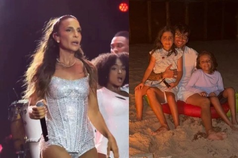 Ivete manda recado carinhoso após passar Réveillon longe de Daniel Cady e das filhas