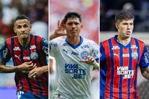 Três jogadores do Bahia figuram entre os mais valorizados do Brasil em 2025; confira o ranking