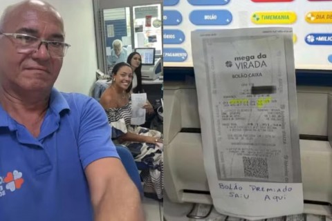 Bolão de dono de lotérica é um dos ganhadores do prêmio de R$ 1,09 bilhão da Mega da Virada