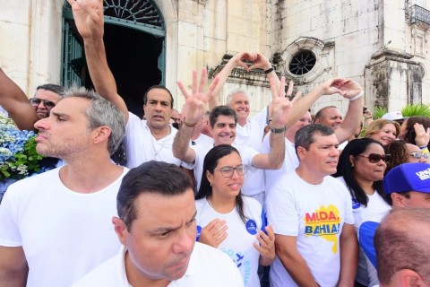 Na Lavagem do Bonfim, ACM Neto fala em 'novo futuro' para a Bahia e projeta 2026 como ano decisivo